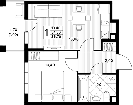 Планировка квартиры